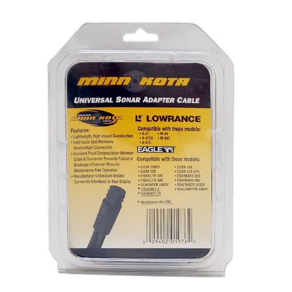 MINN KOTA MKR US 9 UNIVERSAL SONAR ADAPTER CABLE  