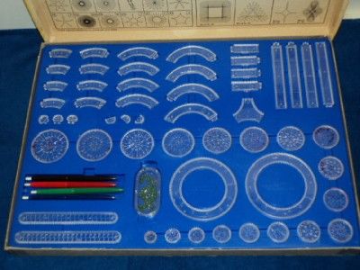 Vtg 1969 Kenner # 2400 Super Spirograph 100% Complete w Pens / Paper 