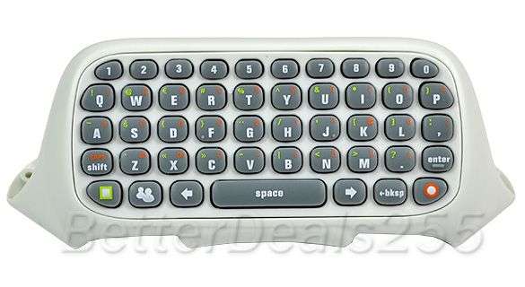 Controller Messenger Keyboard Keypad Chat Pad Live For XBOX 360 White