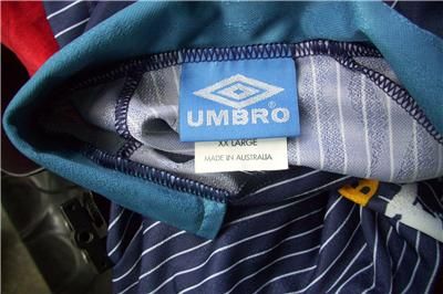 SS LAZIO OFFICAL BLUE UMBRO JERSEY IN ALMOST NEW COND XXL  