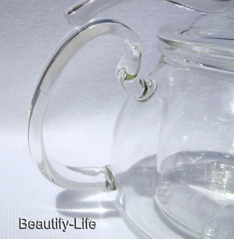 450ml Clear Glass Teapot, with filter, Heat resist GD13  
