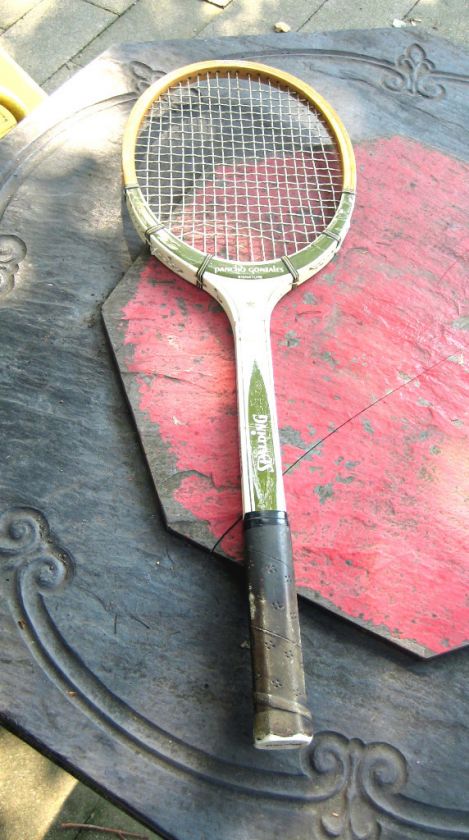 WOOD SPAULDING WOODSTAR PANCHO GONZALES TENNIS RACQUET  