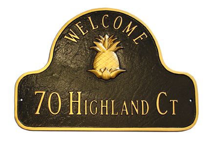 16 House Office Custom Pineapple Plaque Welcome Sign  