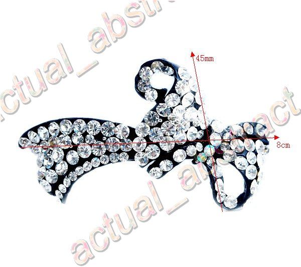 10pcs tiara hair clip&Swarovski rhinestone wholesale  