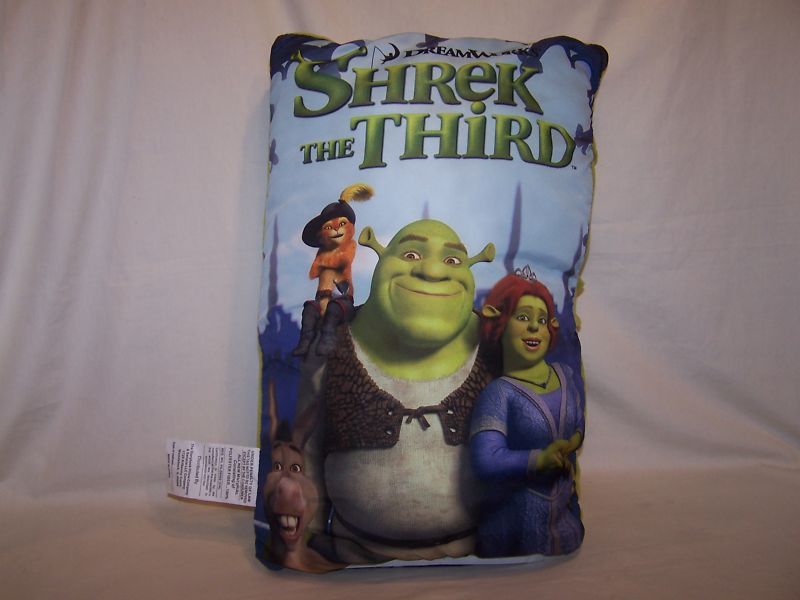 SHREK THE 3RD STORY BOOK PILLOW  