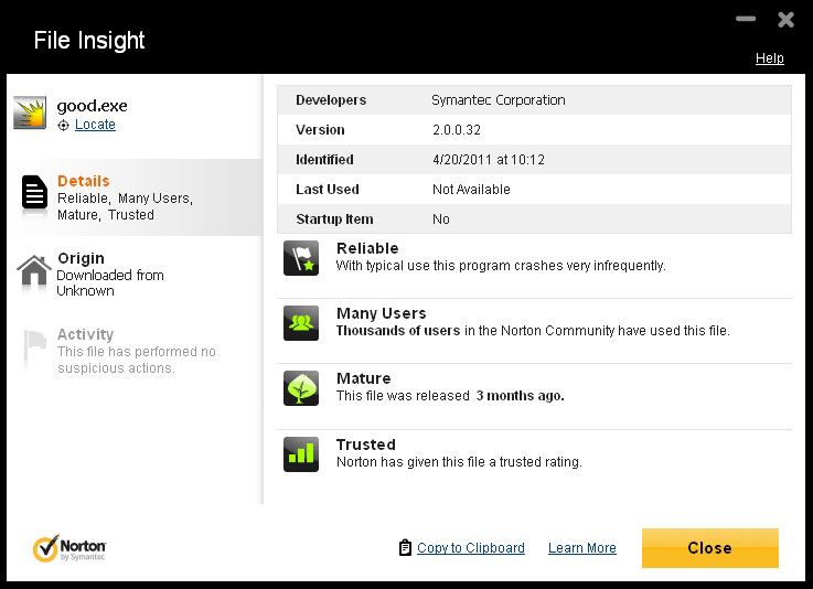 File insight trusted. View larger.