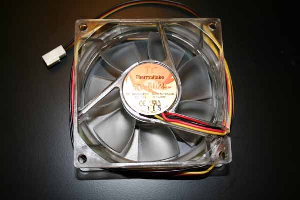 Thermaltake 80mm Blue Red Green BGR 3 Led Case Fan 3pin  