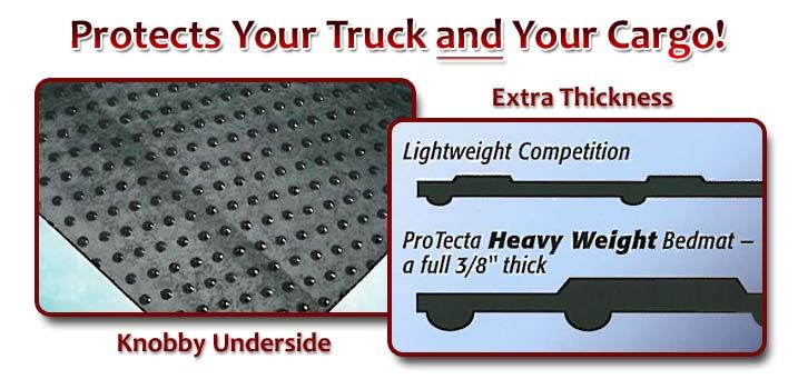 Rubber Bed Mat Truck BedMat Liner Short Bed SB 6.4ft 6917 RAM PICKUP 