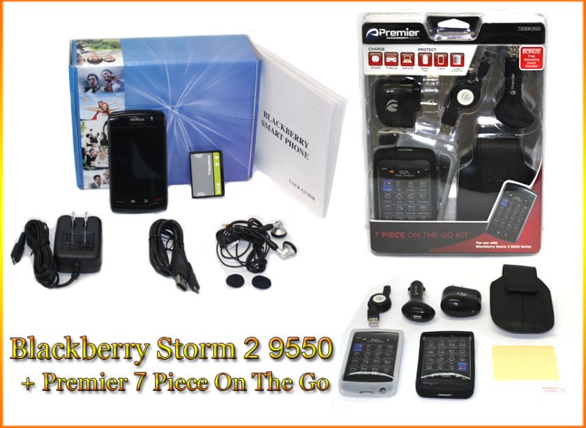   Storm 2 Storm2 9550 Verizon CDMA + Unlocked GSM AT&T T Mobile 3G +Kit