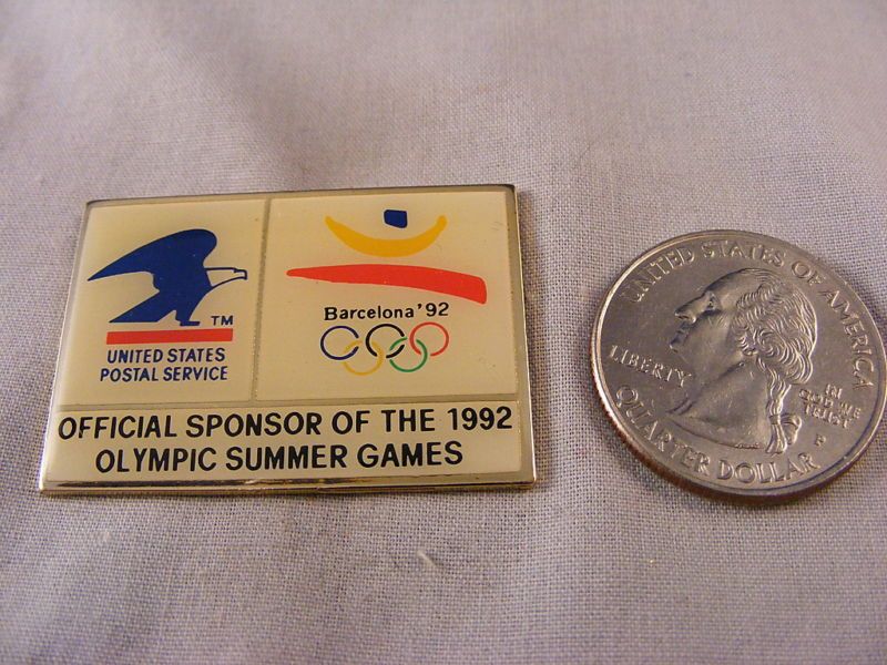 USPS UNITED STATES POSTAL SERVICE SPONSOR OLYMPICS PIN  