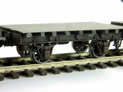 HO Wood Planked Work Car Kit with Steam Boiler & Donkey  