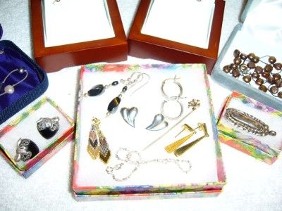 Vintage Estate Sterling Silver & 14k Gold Jewelry Lot BEAUTIES  