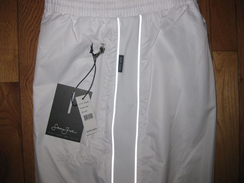 New Sean John Mens White Track Pants 5XLT $79  